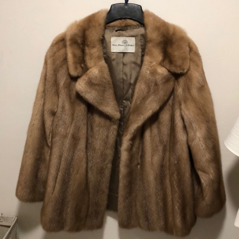 real vintage fur coat